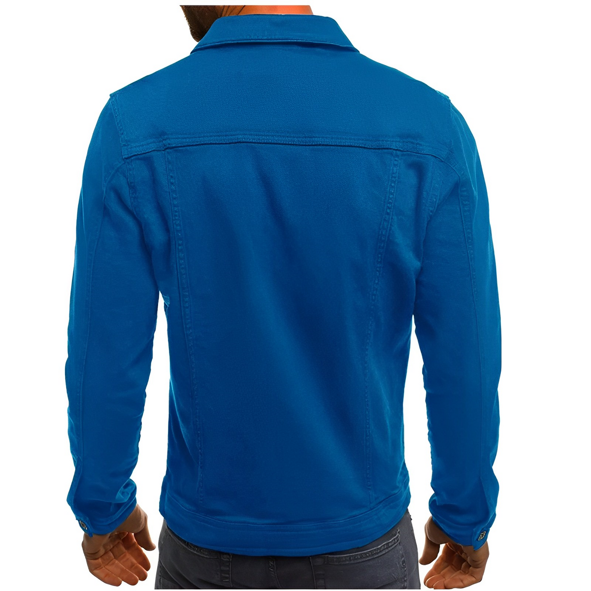 Ralph Men's Denim Jacket Lightweight Blue