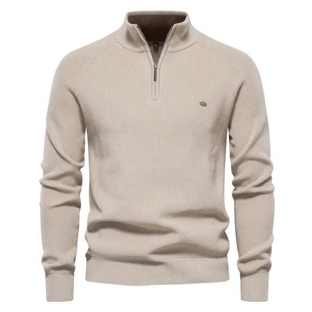 Men's Crew Neck Wool Pullover Sweater