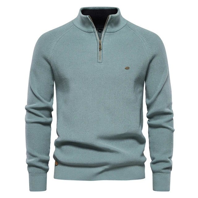 Men's Crew Neck Wool Pullover Sweater