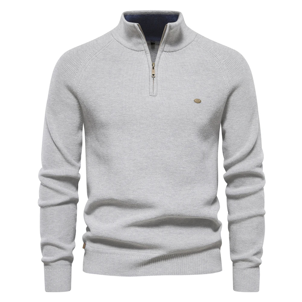 Men's Crew Neck Wool Pullover Sweater