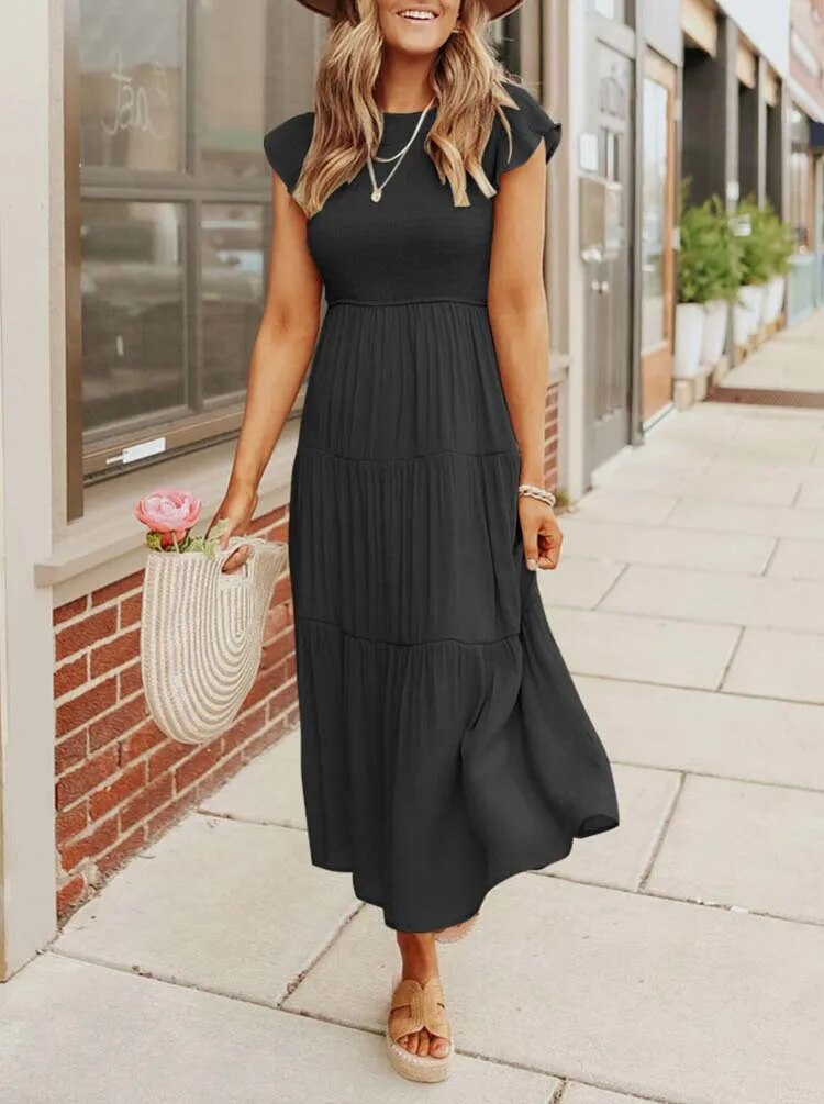 Women's Flowy Layered Dress