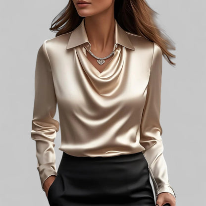 Chic Lightweight Women's Summer Blouse Top