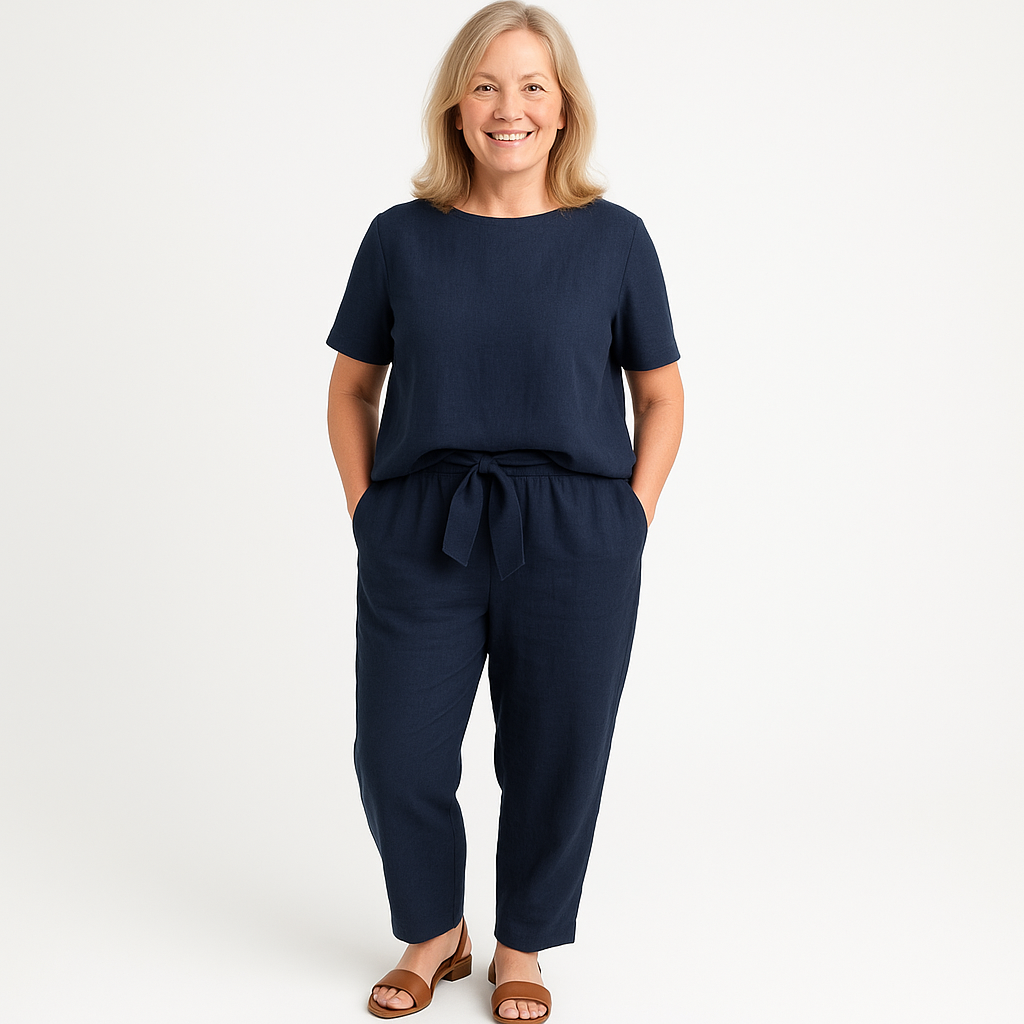 Chic Ladies' 2-Piece Summer Outfit - VibreMode