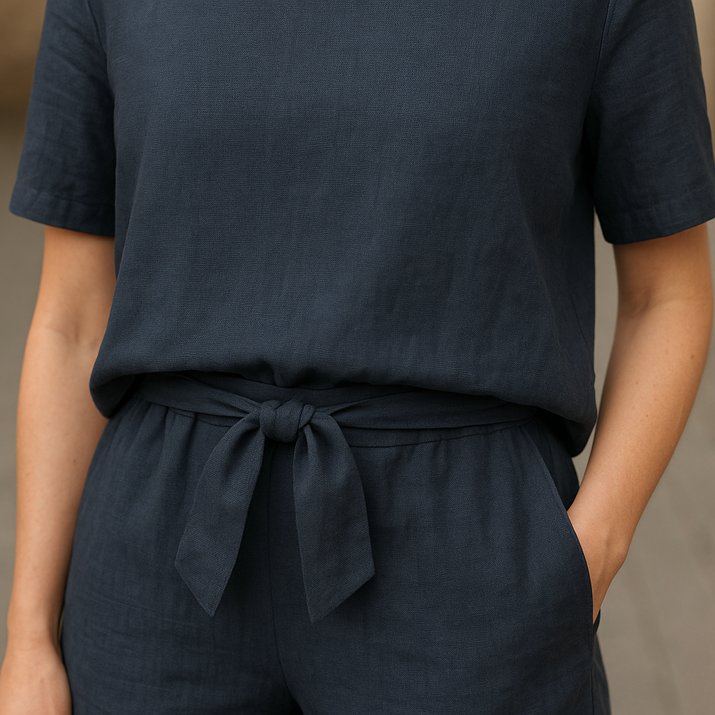 Women's Two Piece Casual And Tapered Pants Set