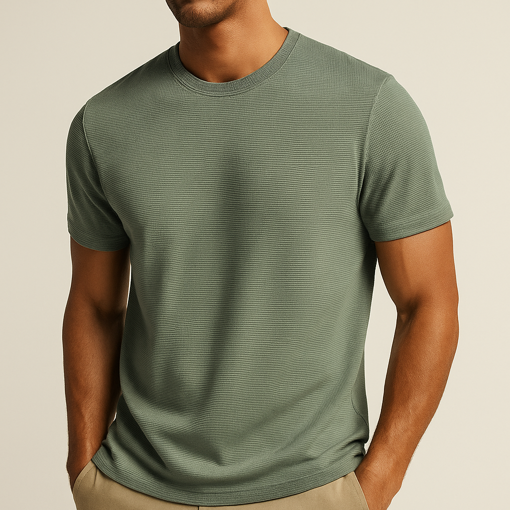 Men's Textured Short Sleeve T-Shirt