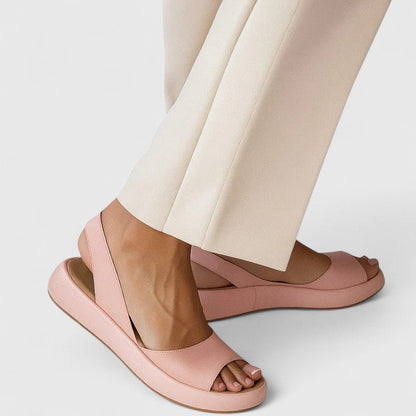 Comfortable Wedge Sandals for Women with Soft Insoles - VibreMode