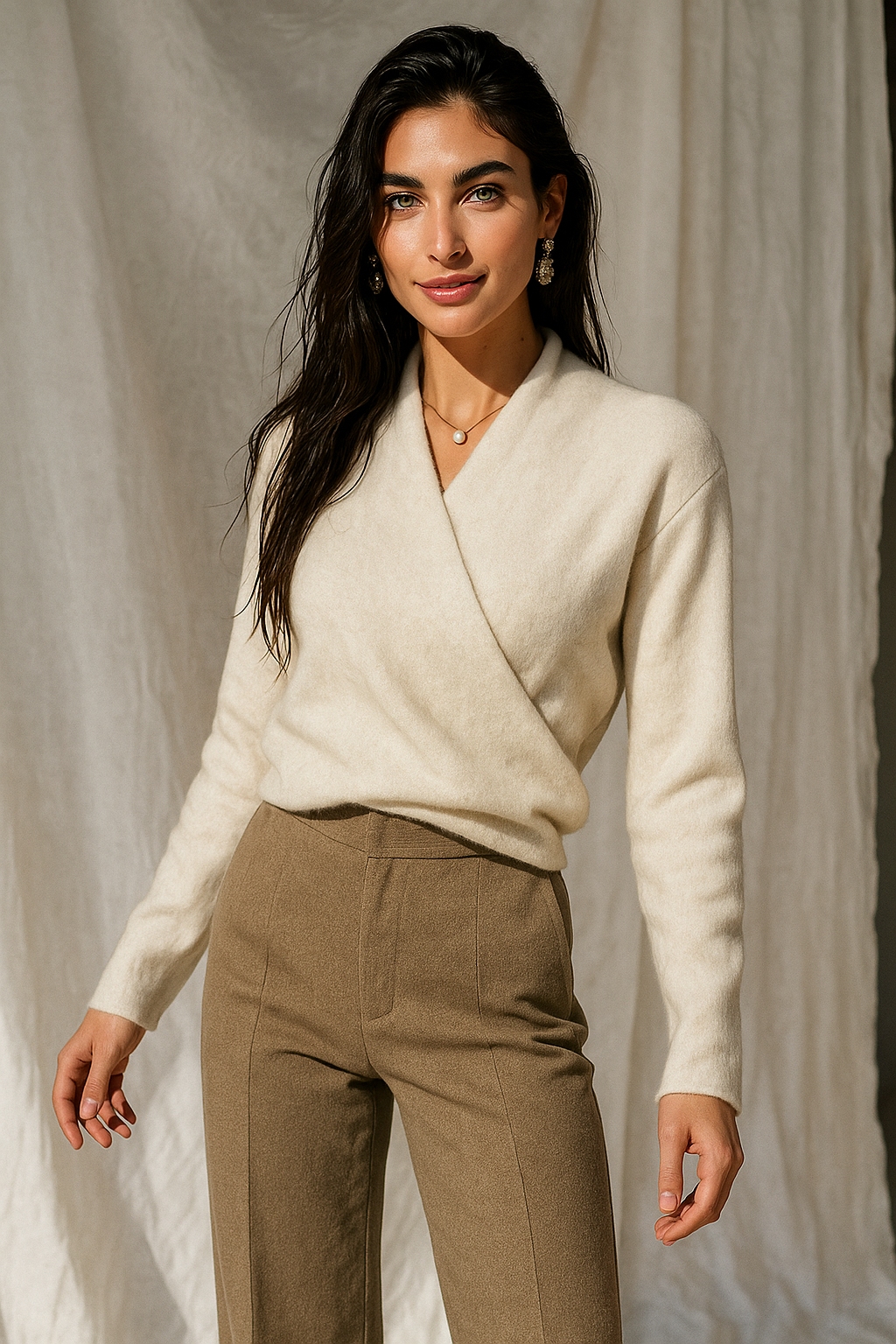 Ella | Ladies Lightweight Spring Sweater Cardigan
