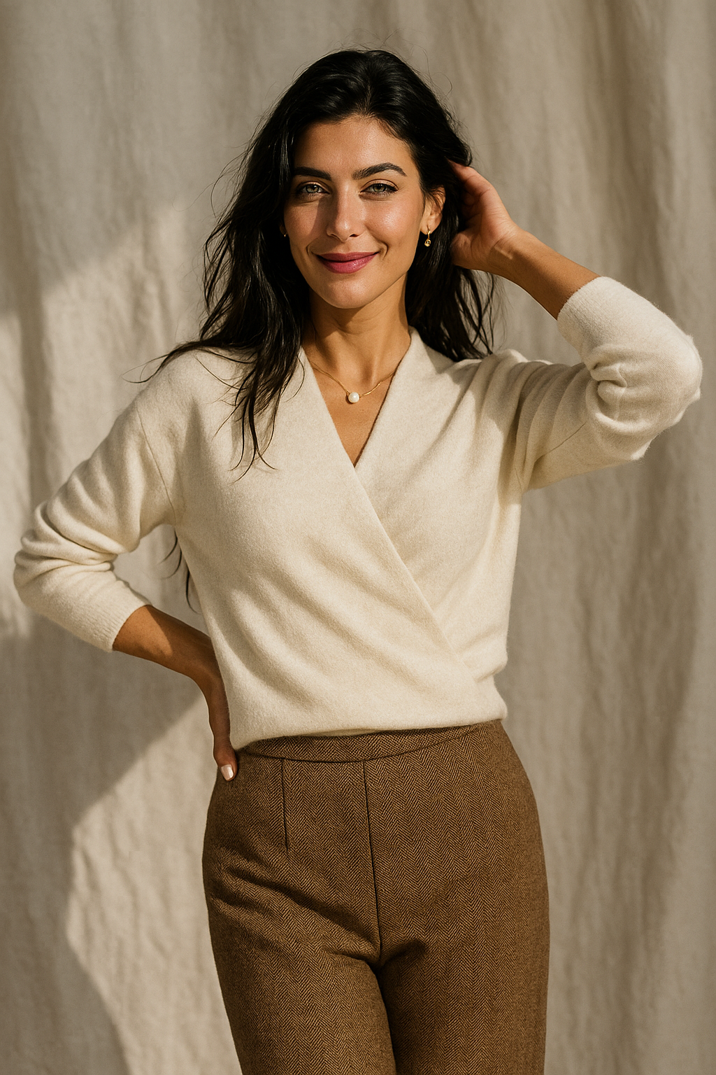 Ella | Ladies Lightweight Spring Sweater Cardigan