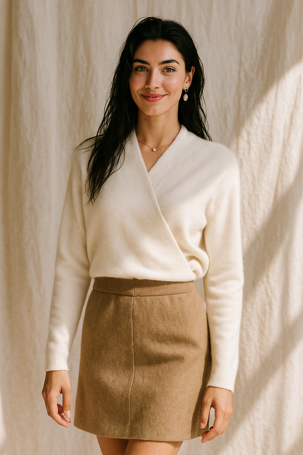 Ella | Ladies Lightweight Spring Sweater Cardigan
