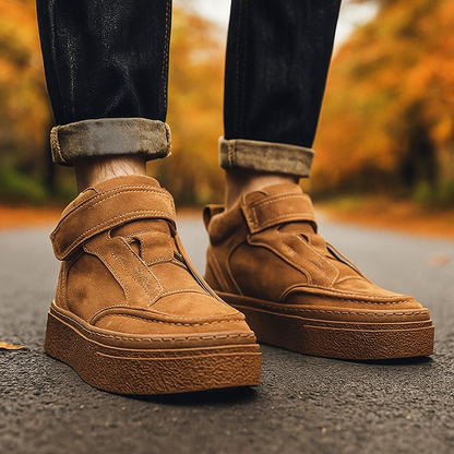 Brunello Men's Suede Leather Sneakers
