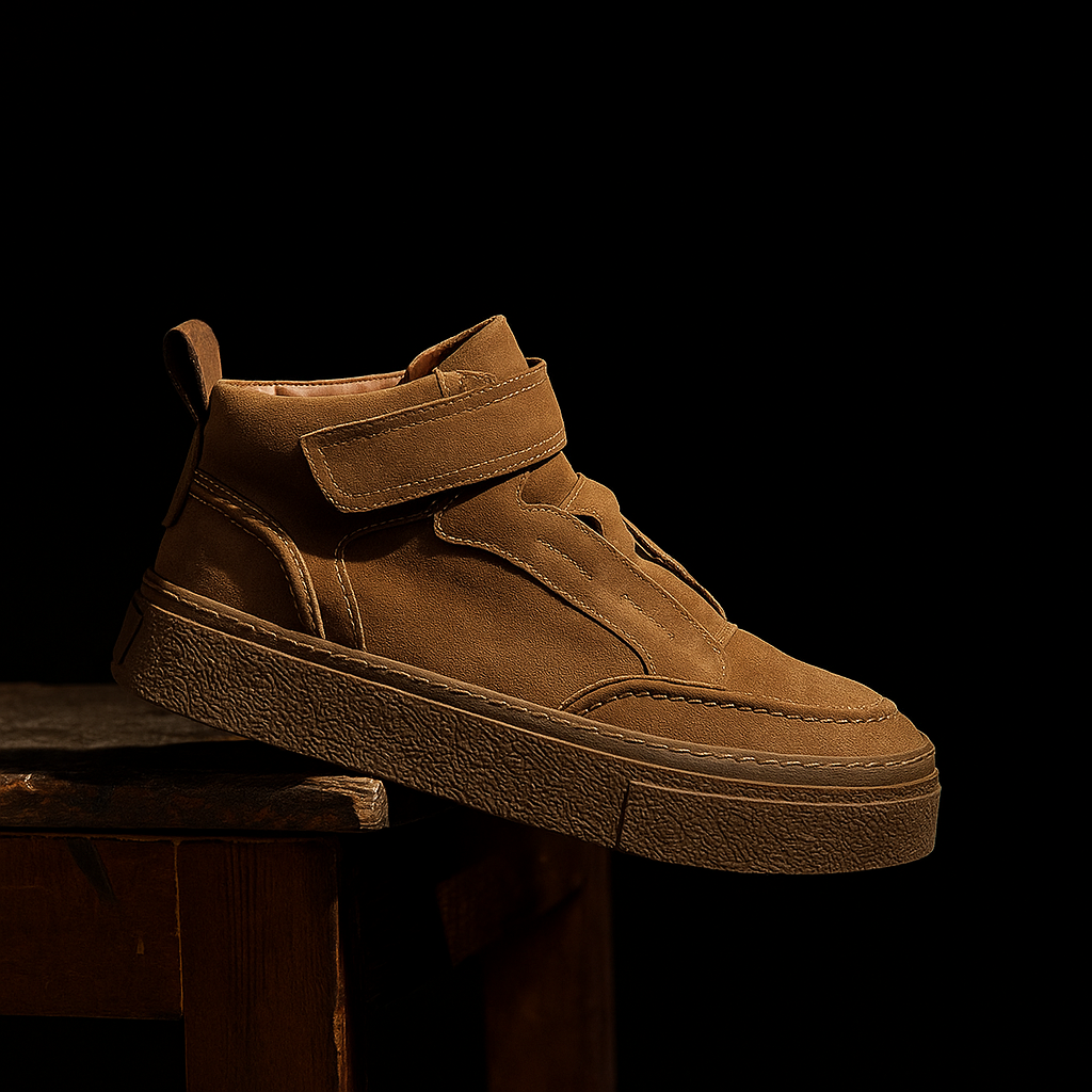 Brunello Men's Suede Leather Sneakers - VibreMode
