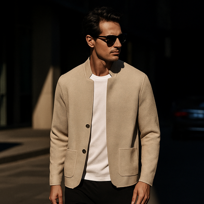 Men's Button Front Cardigan Sweater