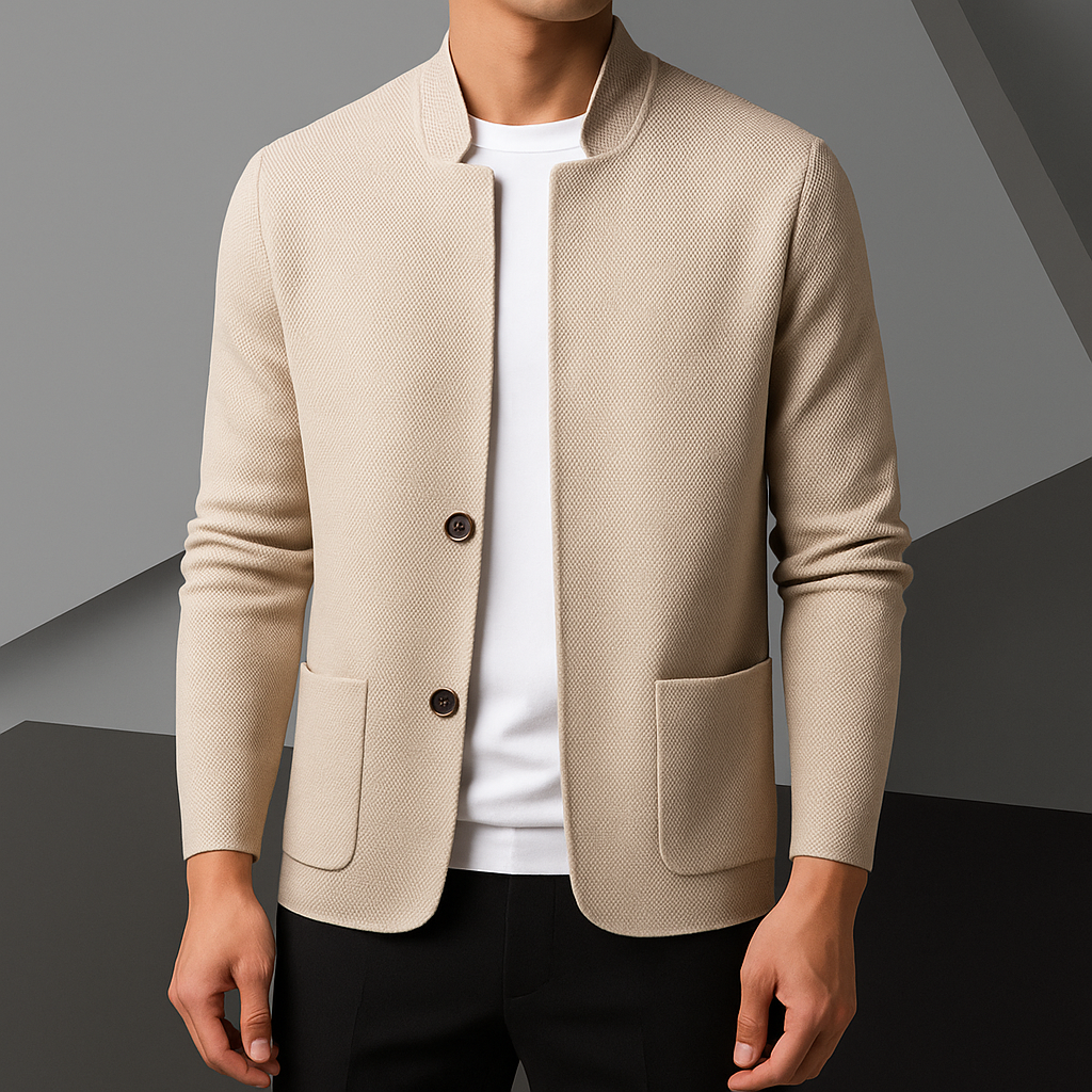 Men's Button Front Cardigan Sweater