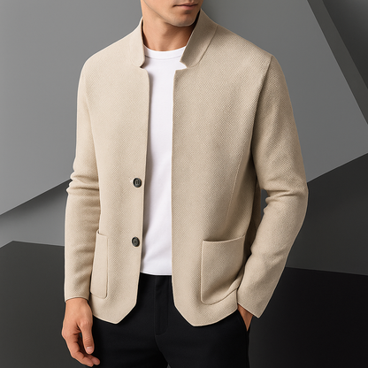 Men's Button Front Cardigan Sweater - VibreMode