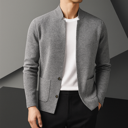 Men's Button Front Cardigan Sweater
