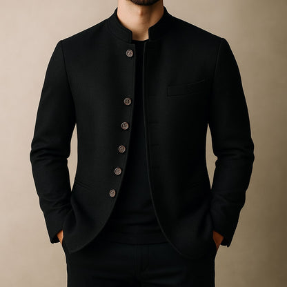 Marcello Men's Wool Stand Collar Jacket