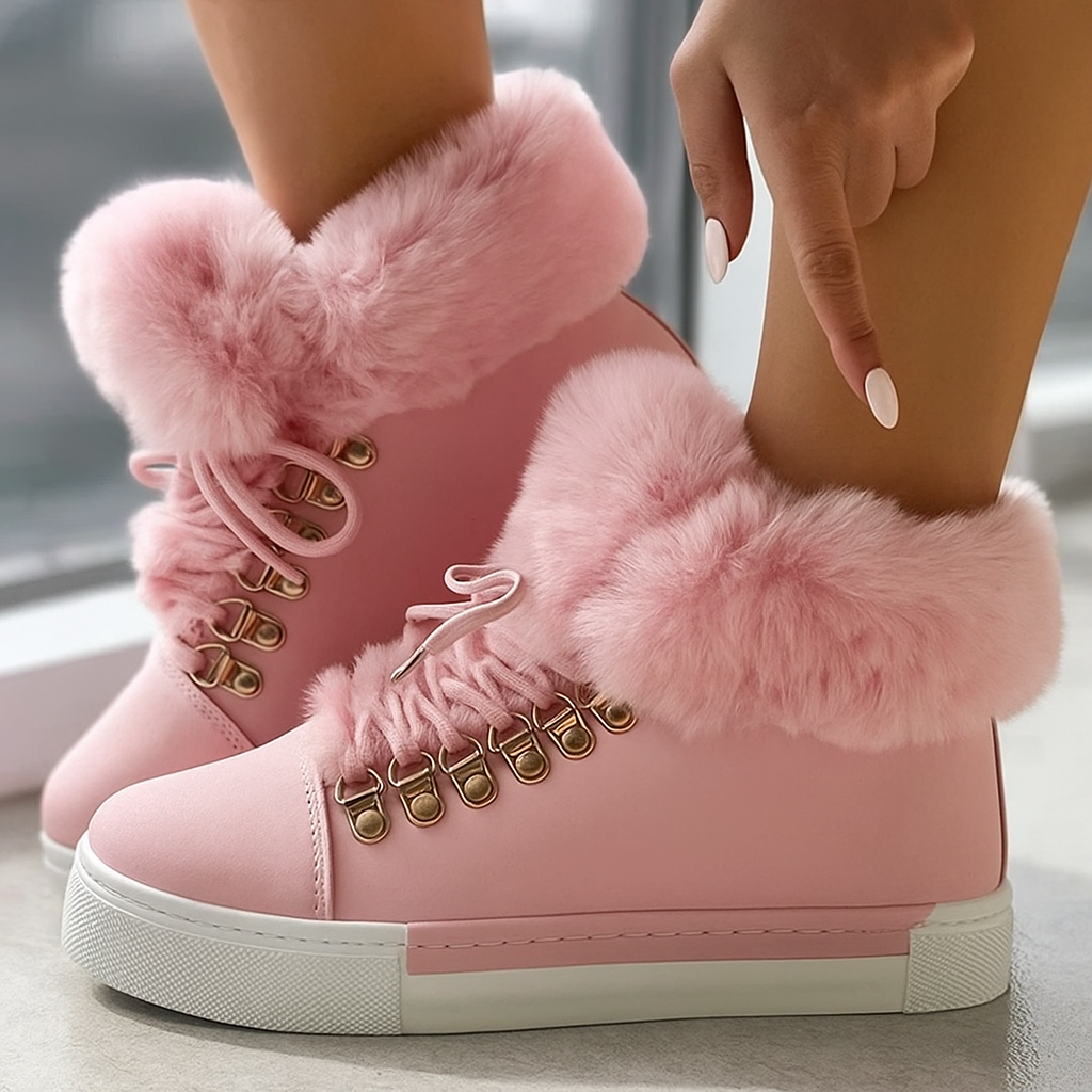 Women's Fuzzy Ankle Boots