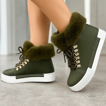 Women's Fuzzy Ankle Boots