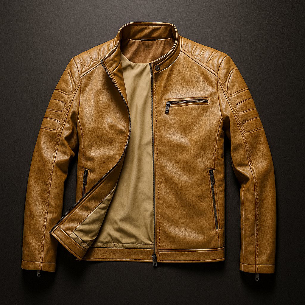 Premium Faux Leather Biker Jacket