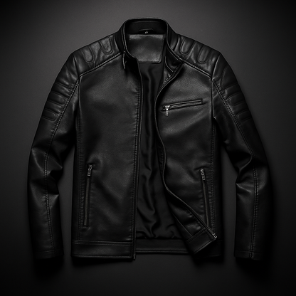 Premium Faux Leather Biker Jacket