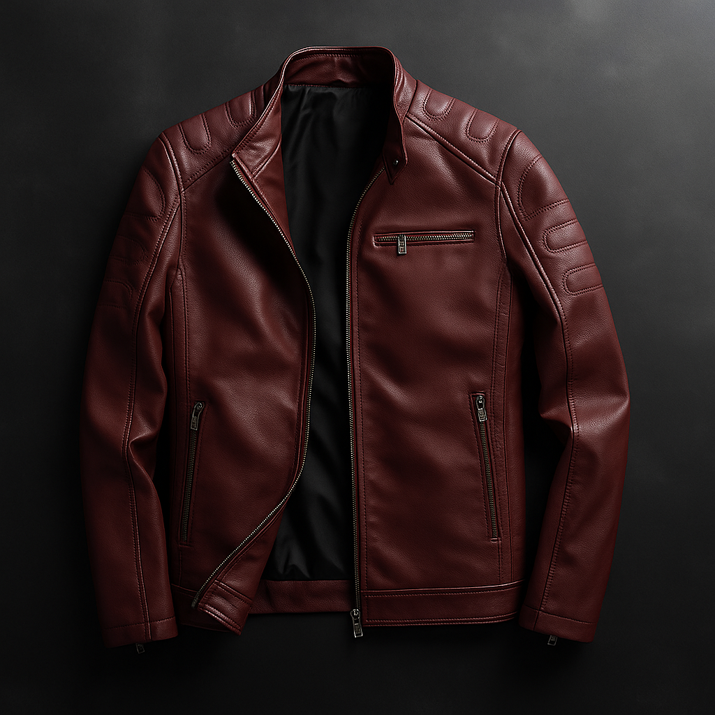 Premium Faux Leather Biker Jacket