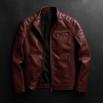 Premium Faux Leather Biker Jacket