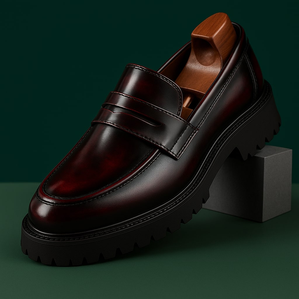 Men's Leather Loafers - VibreMode