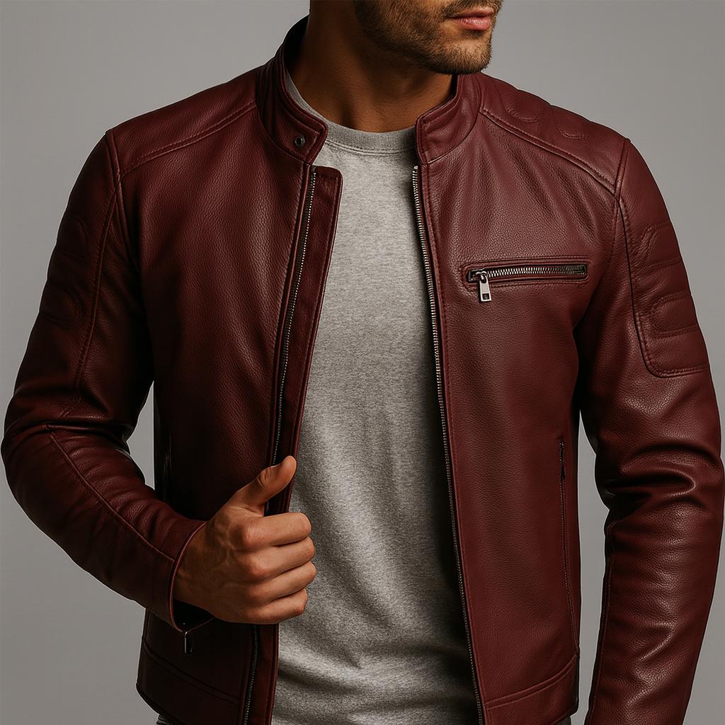 Premium Faux Leather Biker Jacket
