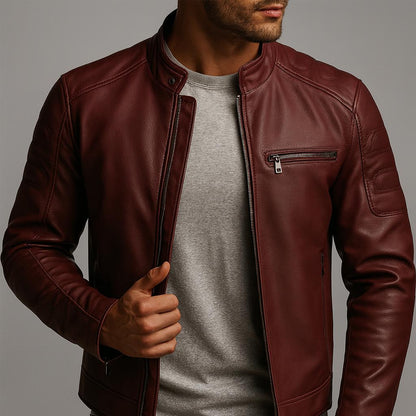 Premium Faux Leather Biker Jacket