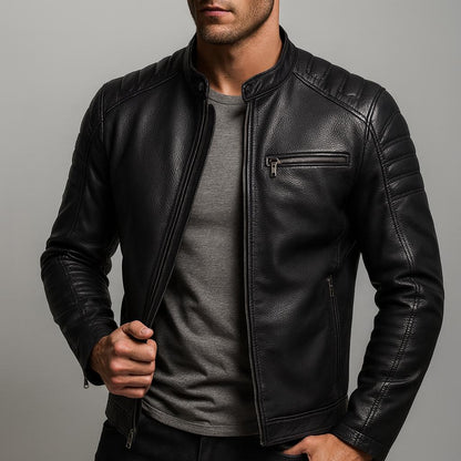 Premium Faux Leather Biker Jacket