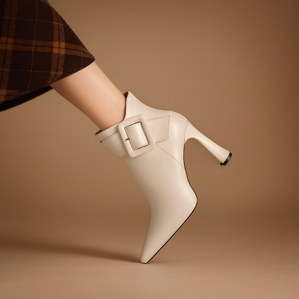 Women's Clarke Leather Ankle Boots