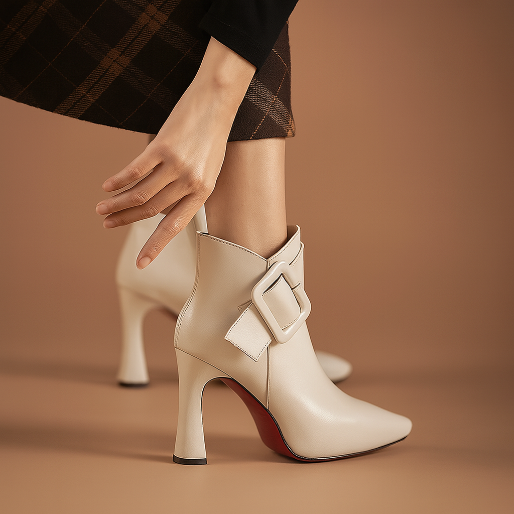 Women's Clarke Leather Ankle Boots