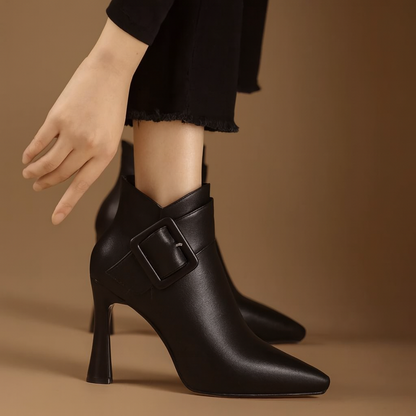 Women's Clarke Leather Ankle Boots