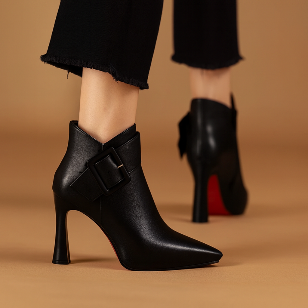 Women's Clarke Leather Ankle Boots