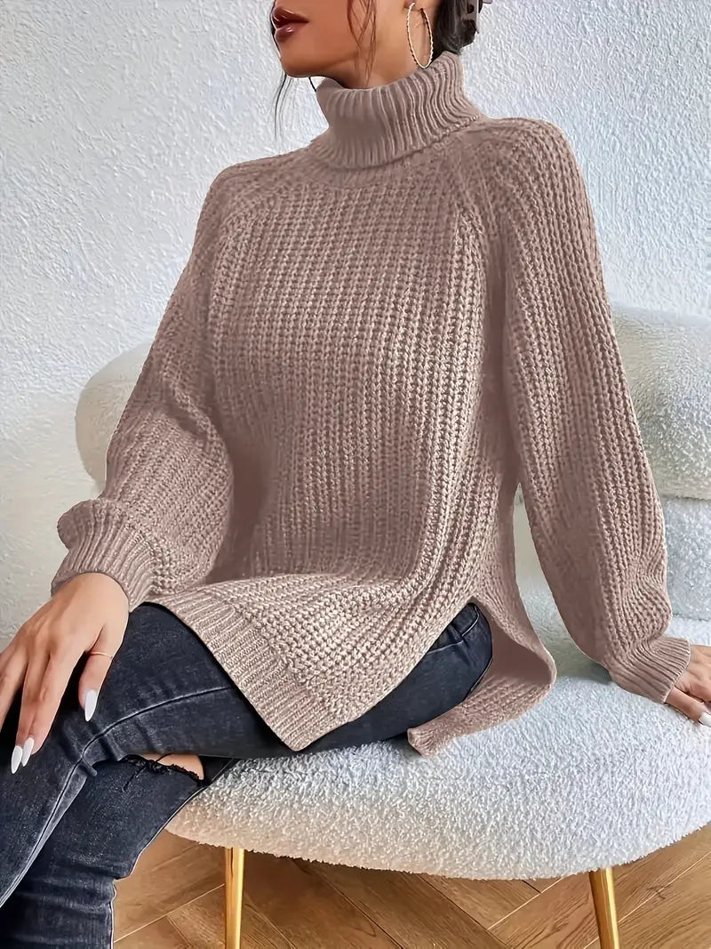 Women's Turtleneck Sweater - VibreMode