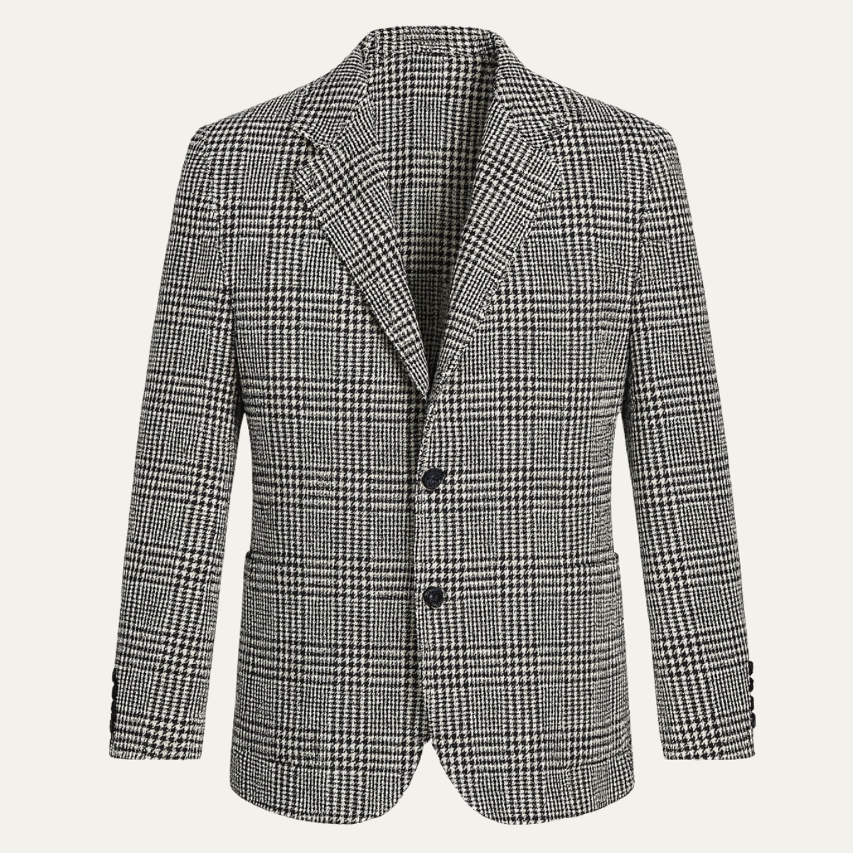 Men's Houndstooth Blazer Slim Fit Checked - VibreMode