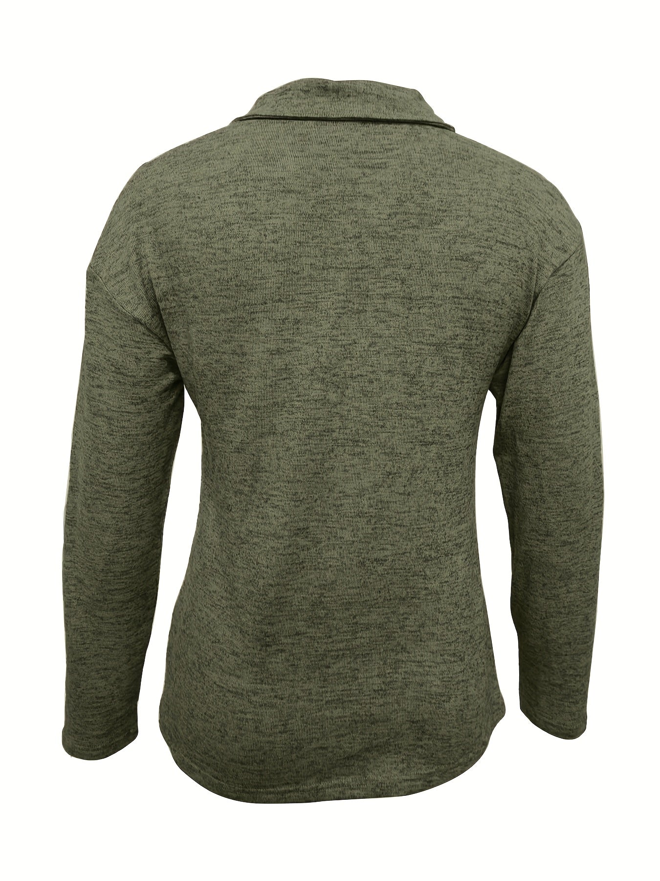 Relaxed Fit Crew Neck Long Sleeve Shirt
