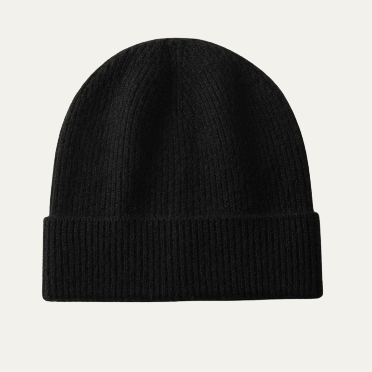 Men's Cashmere Beanie Soft Ribbed Knit - VibreMode