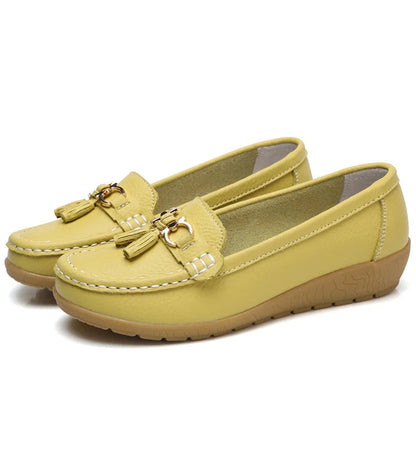 Women Leather Ballet Flats