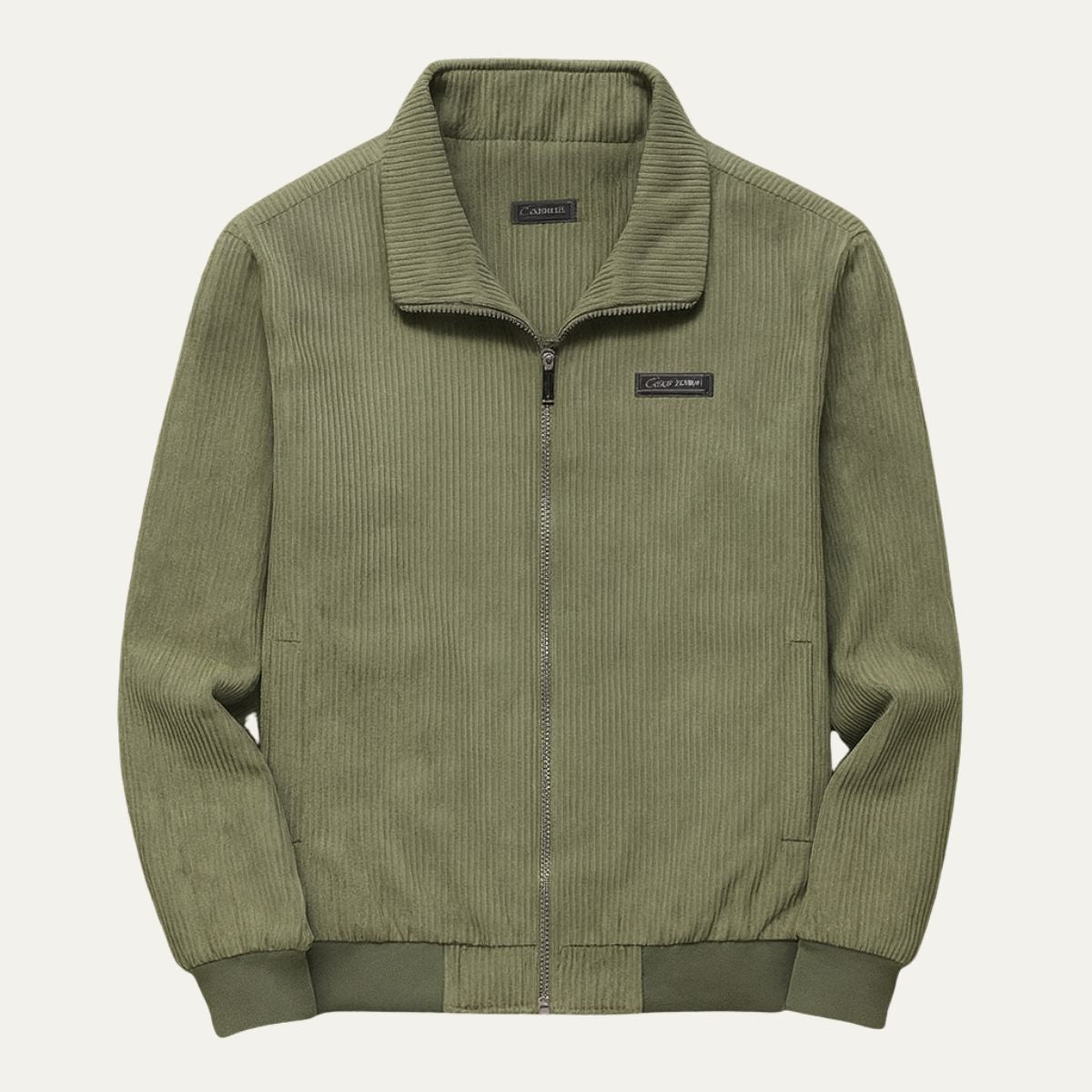 Men's Corduroy Jacket Fleece Lined Outdoor - VibreMode