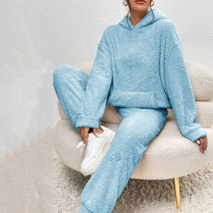Soft Women's Spring Hoodie Loungewear Set - VibreMode