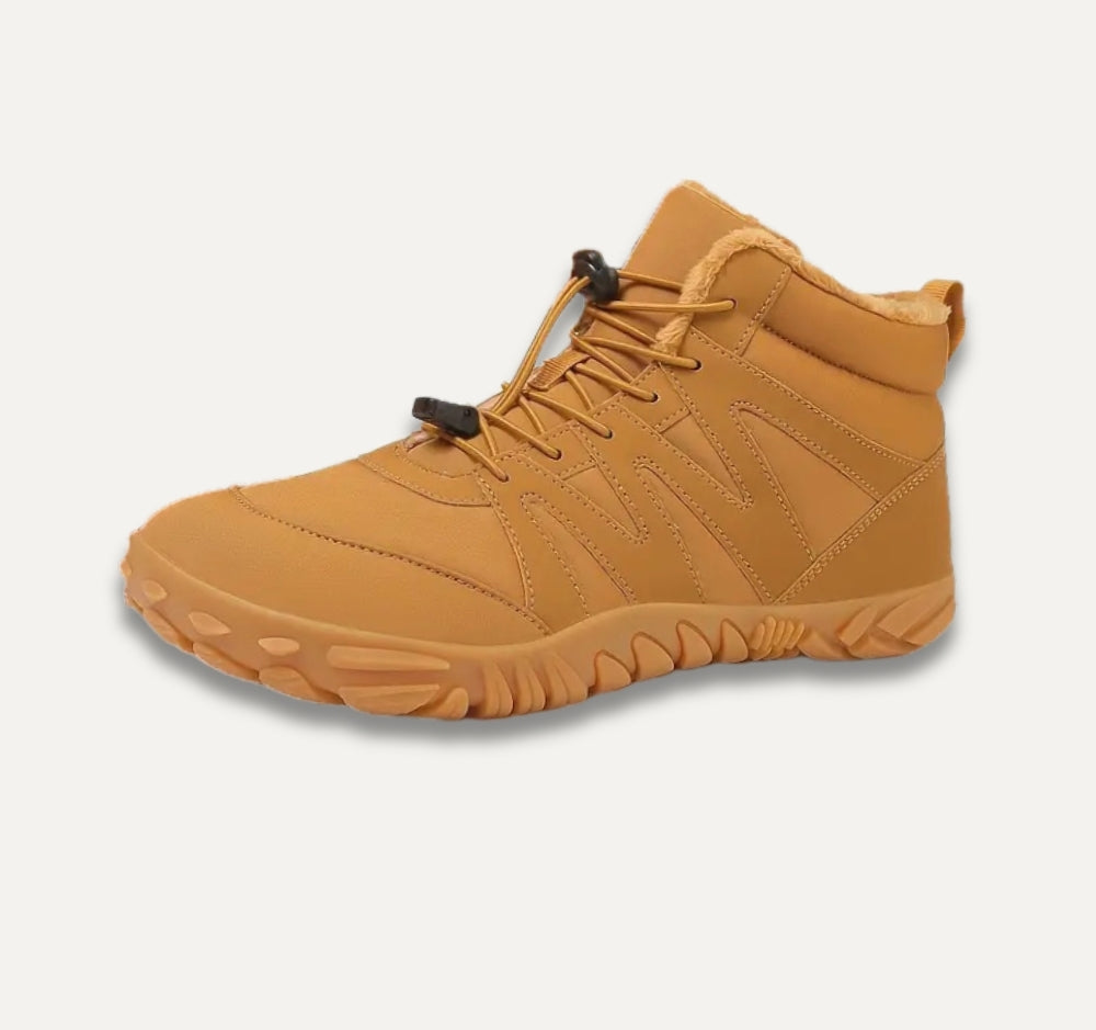 Waterproof Insulated Hiking Boots with Grip Soles Outdoor Shoes