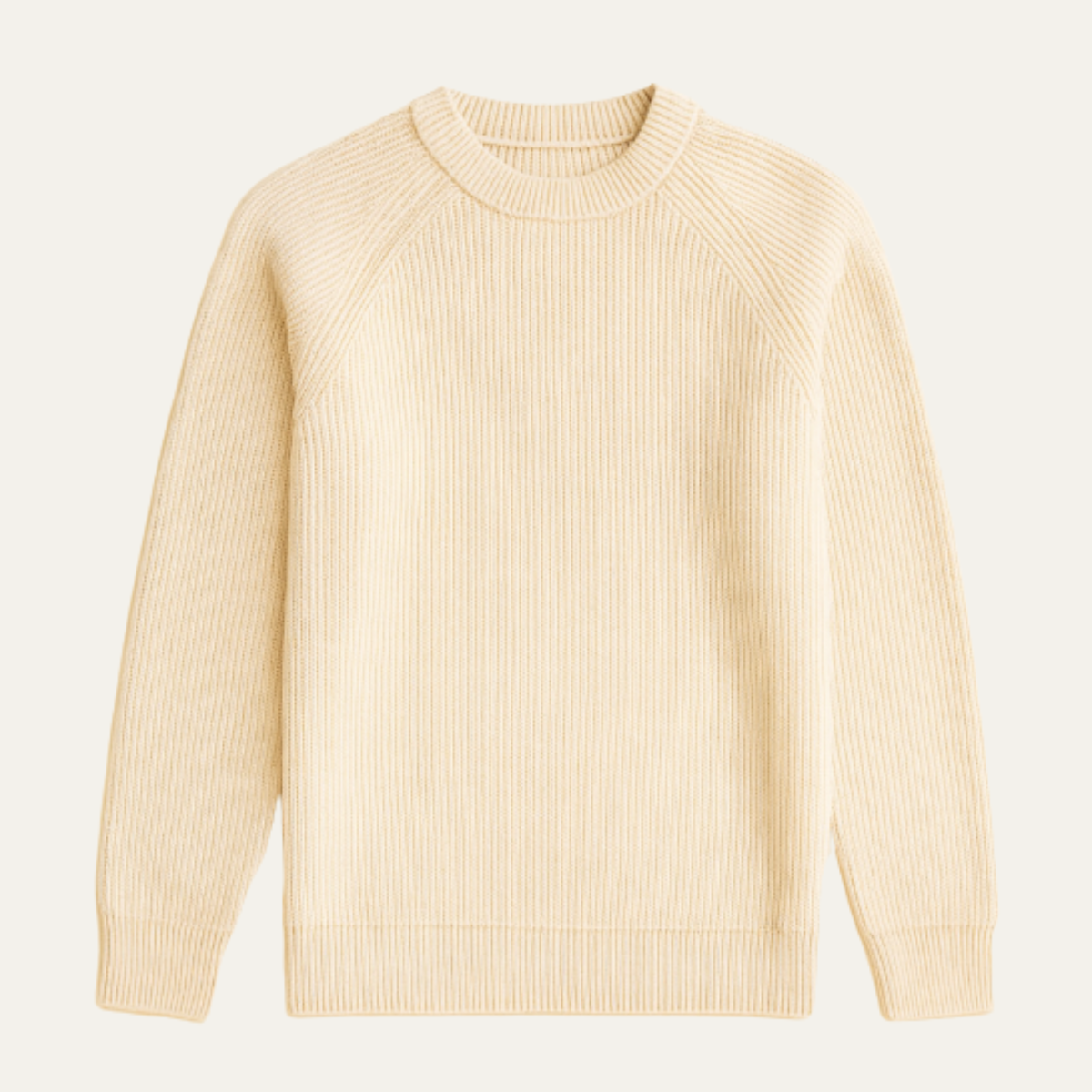 Men's Merino Wool Crew Neck Sweater - VibreMode