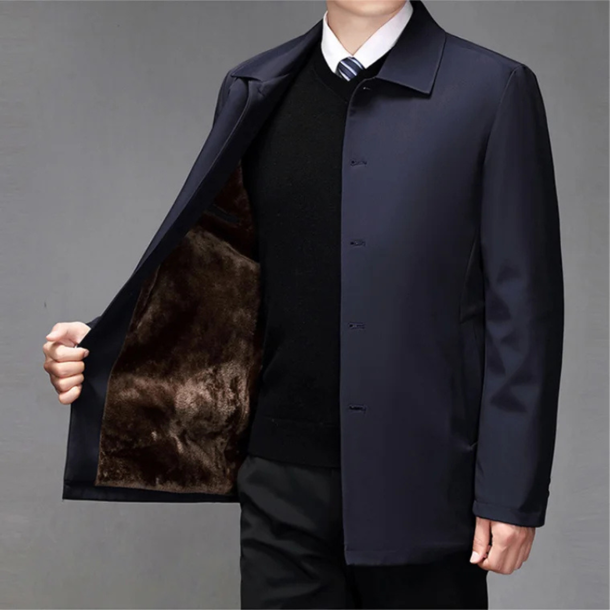 Alden Men's Casual Jacket Lightweight Button Front