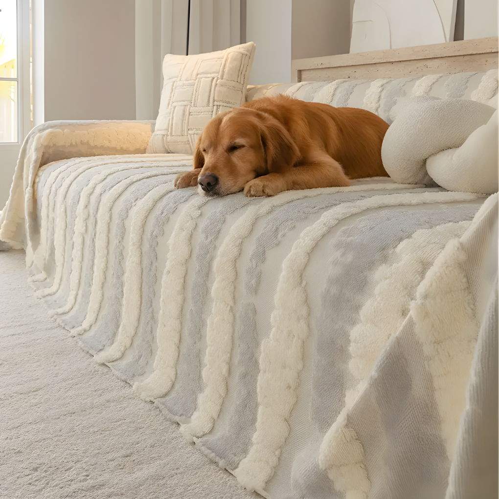 Sofa Blanket Plush Multifunctional Cover
