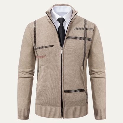 Men's Full Zip Knit Cardigan