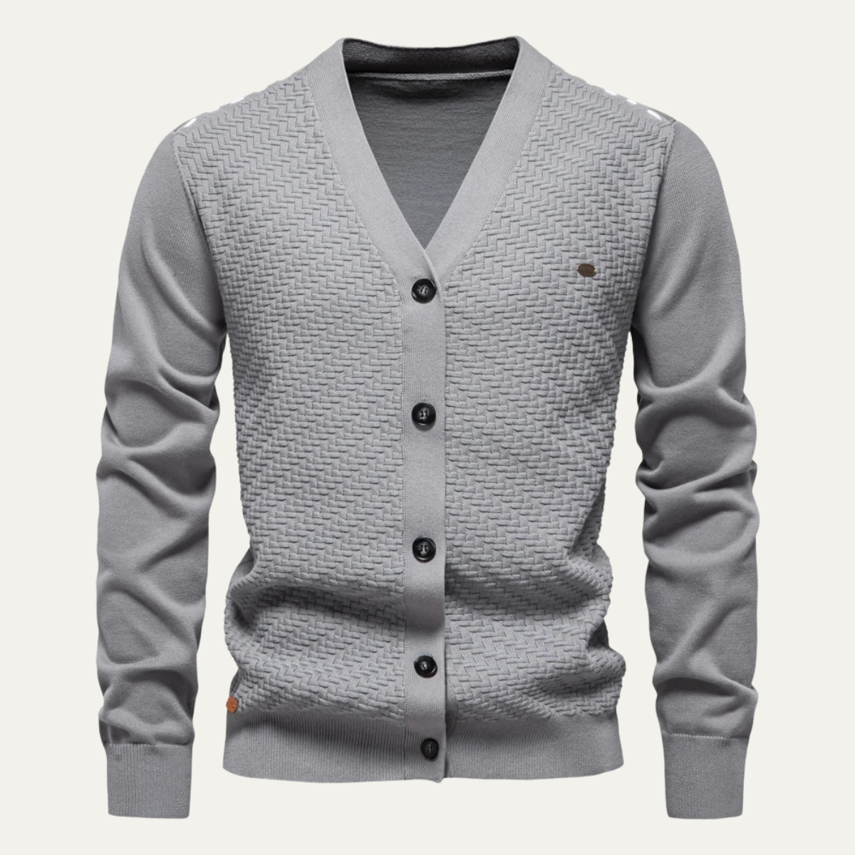 Men's Slim Fit Cardigan Lightweight Button Up