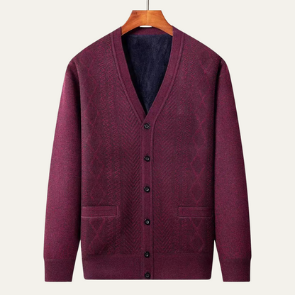 Trafalgar Men's Classic Knit Cardigan