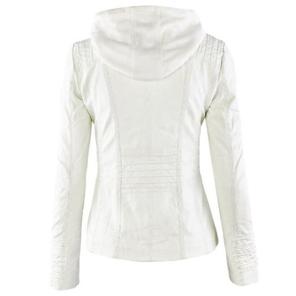 Women's Leather Summer Jacket Lightweight Brown