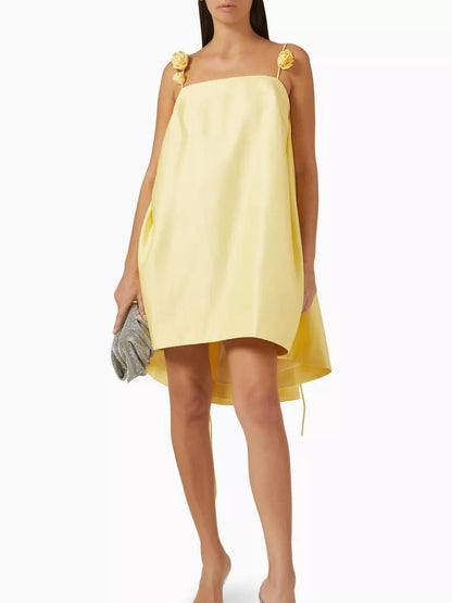 Pretty Flower Strap Bodycon Dress